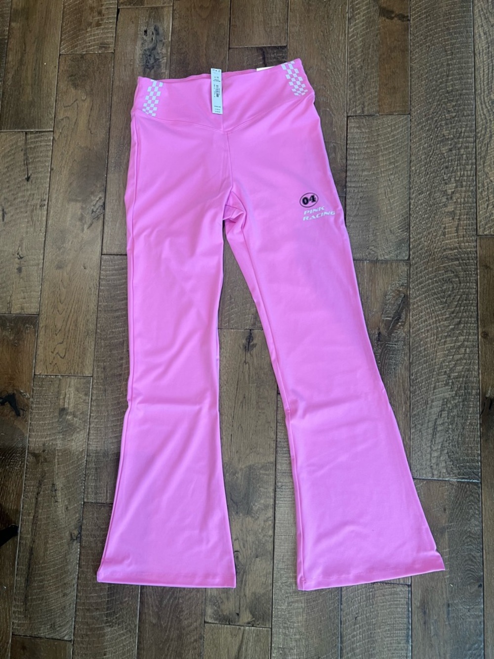 PINK Racing Collection Ultimate Flare Leggings